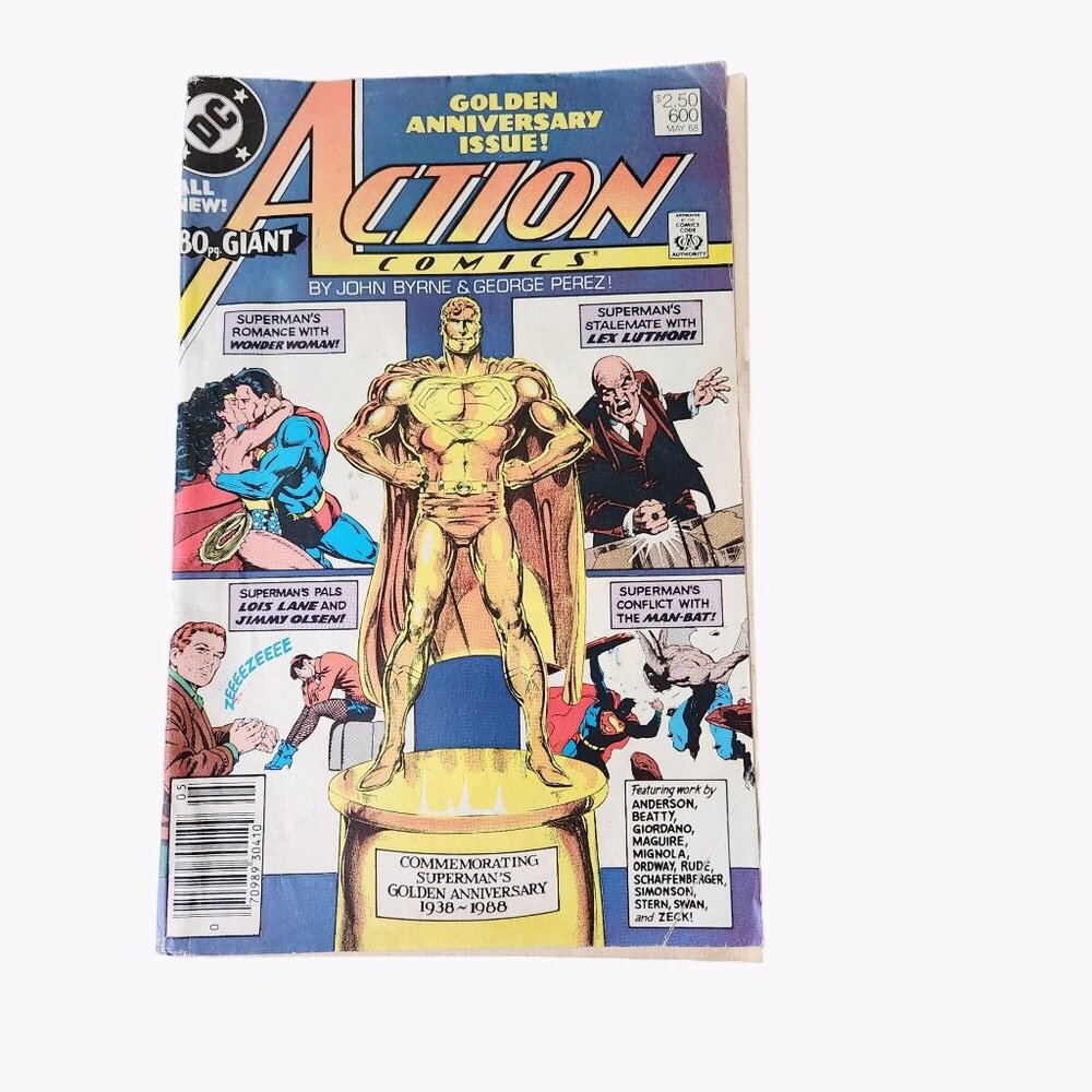 DC Comics Action Comics #600 1988 Comic Book Collector Bagged Boarded